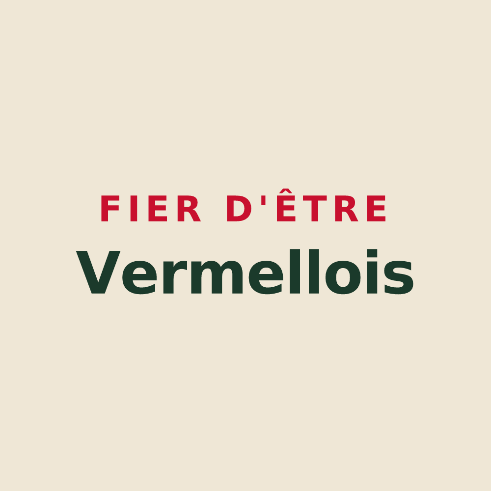 Tote bag « Fier d'être Vermellois » — design pour Vermelles