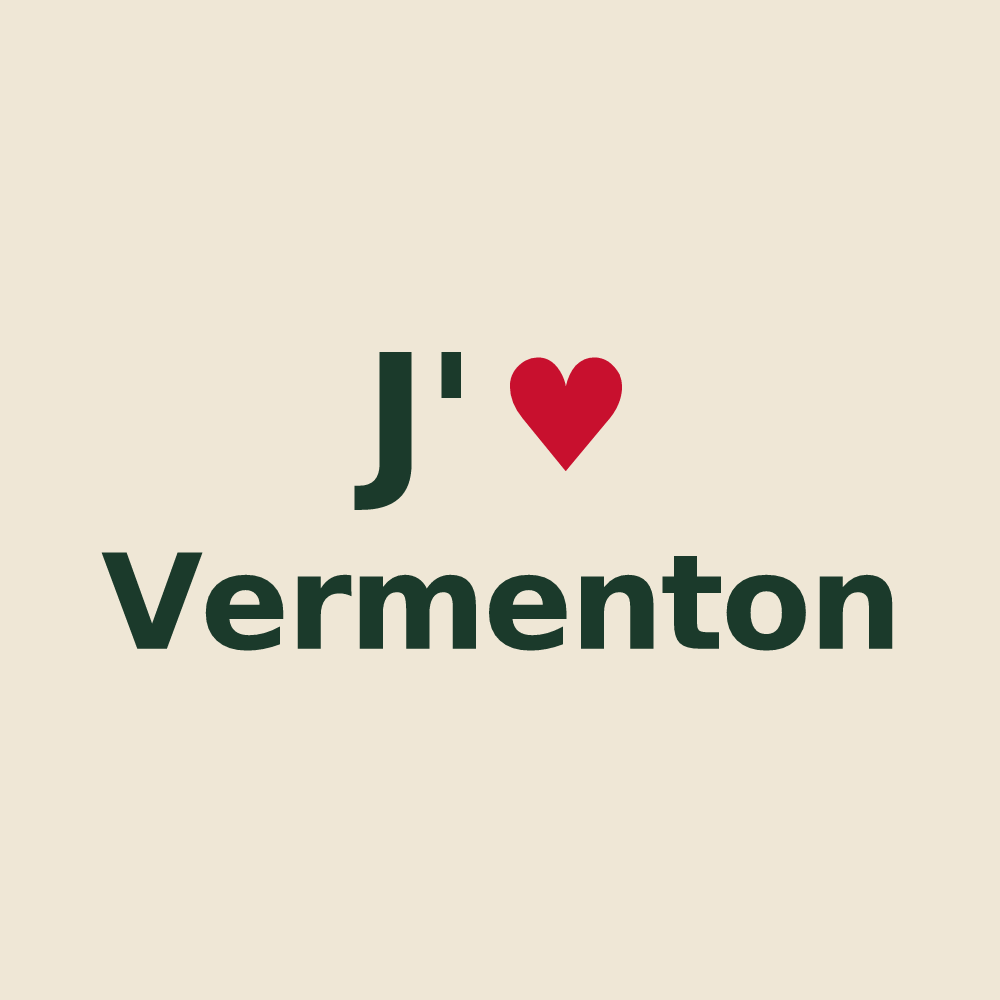 Tote bag personnalisé Vermenton — design J'aime Vermenton