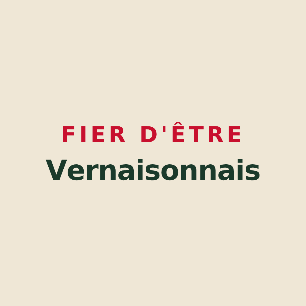 Tote bag « Fier d'être Vernaisonnais » — design pour Vernaison