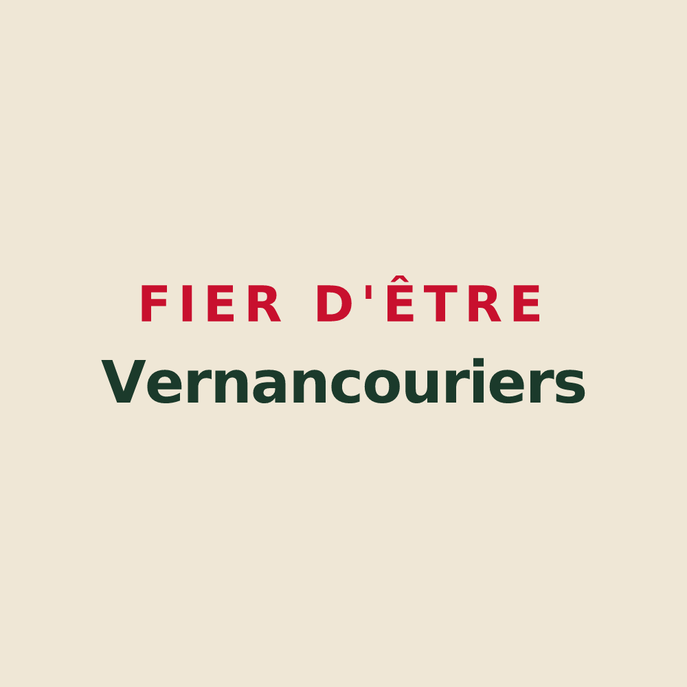 Tote bag « Fier d'être Vernancouriers » — design pour Vernancourt