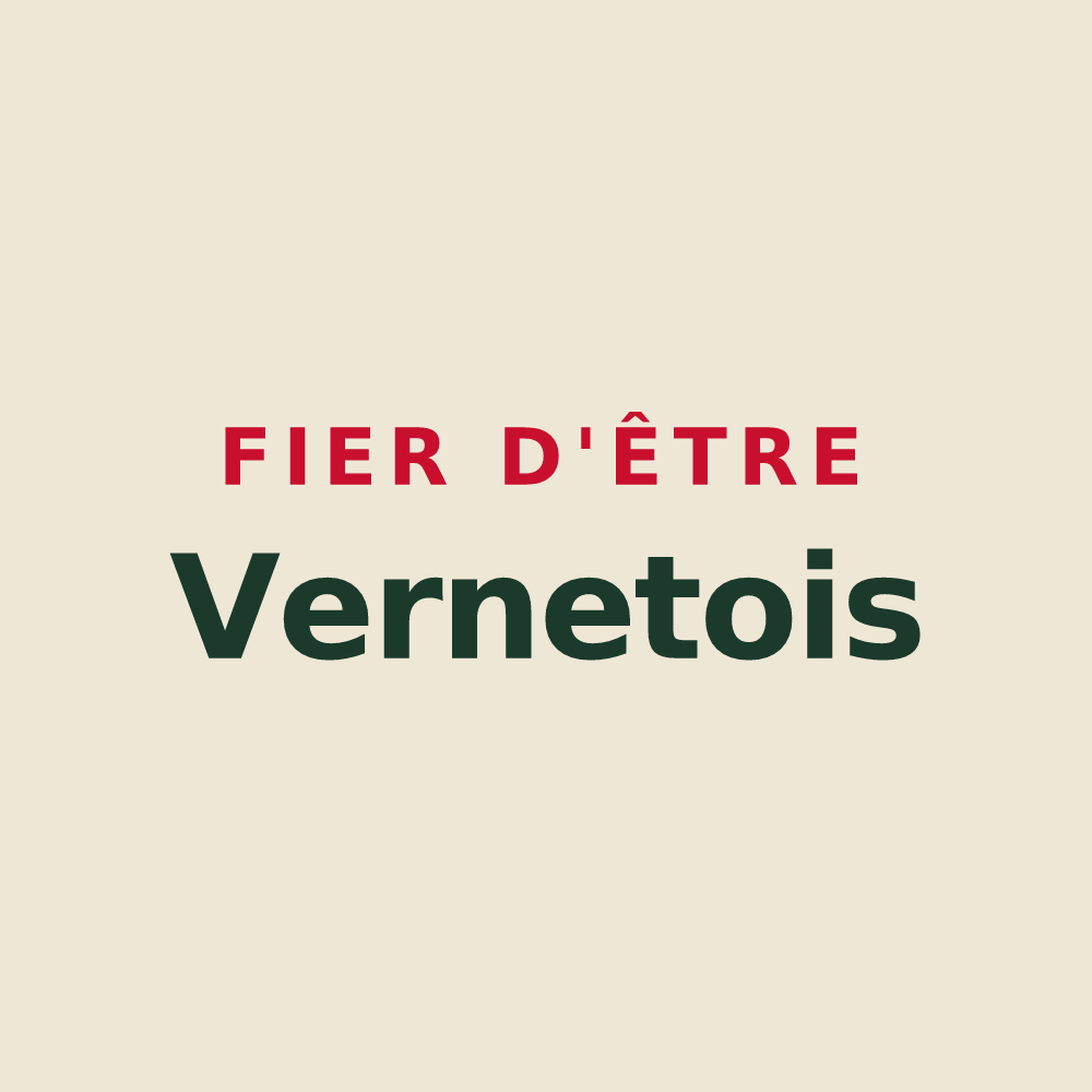 Tote bag « Fier d'être Vernetois » — design pour Vernet