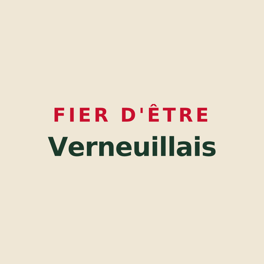 Tote bag « Fier d'être Verneuillais » — design pour Verneuil-l'Étang