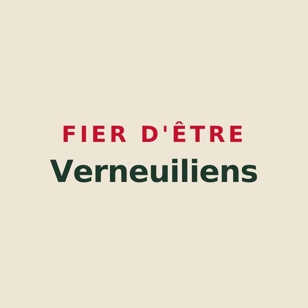 Tote bag « Fier d'être Verneuiliens » — design pour Verneuil-le-Château