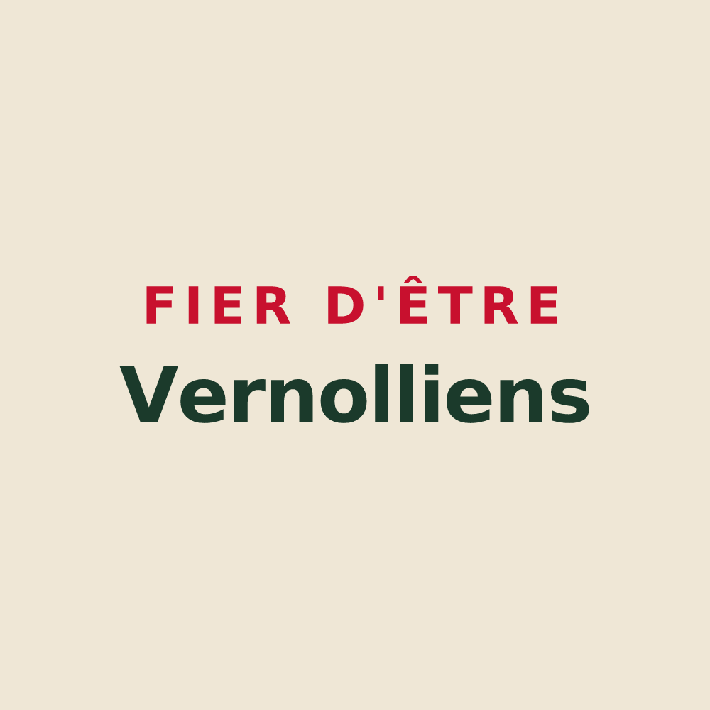 Tote bag « Fier d'être Vernolliens » — design pour Verneuil-sur-Indre