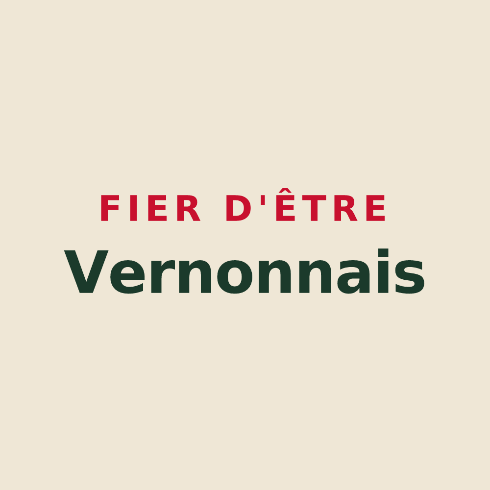 Tote bag « Fier d'être Vernonnais » — design pour Vernon