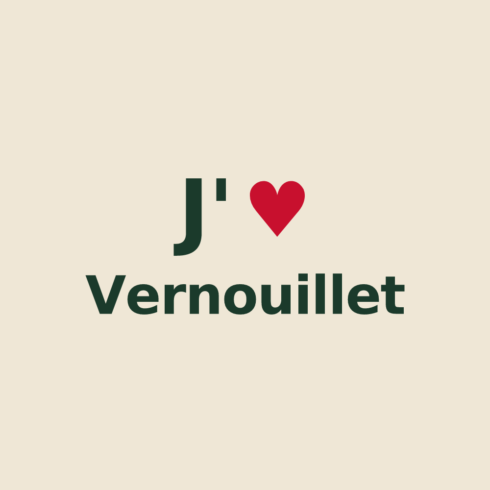 Tote bag personnalisé Vernouillet — design J'aime Vernouillet
