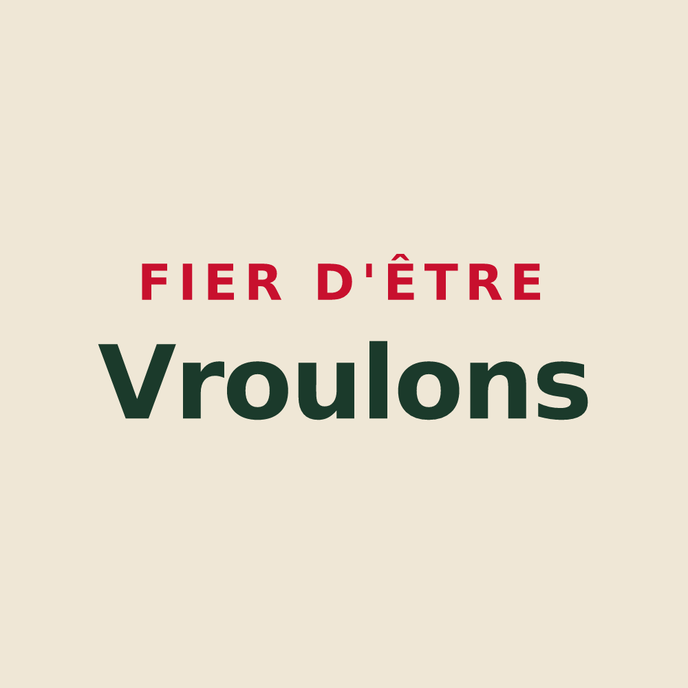 Tote bag « Fier d'être Vroulons » — design pour Verosvres