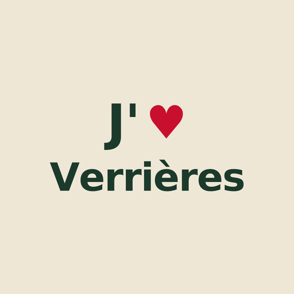 Tote bag personnalisé Verrières — design J'aime Verrières