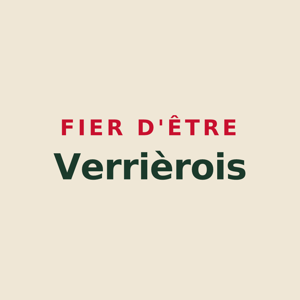 Tote bag « Fier d'être Verrièrois » — design pour Verrières-en-Forez