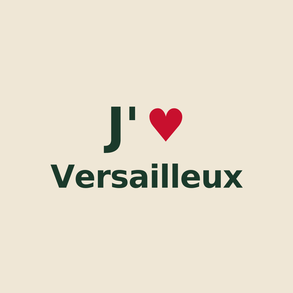 Tote bag personnalisé Versailleux — design J'aime Versailleux
