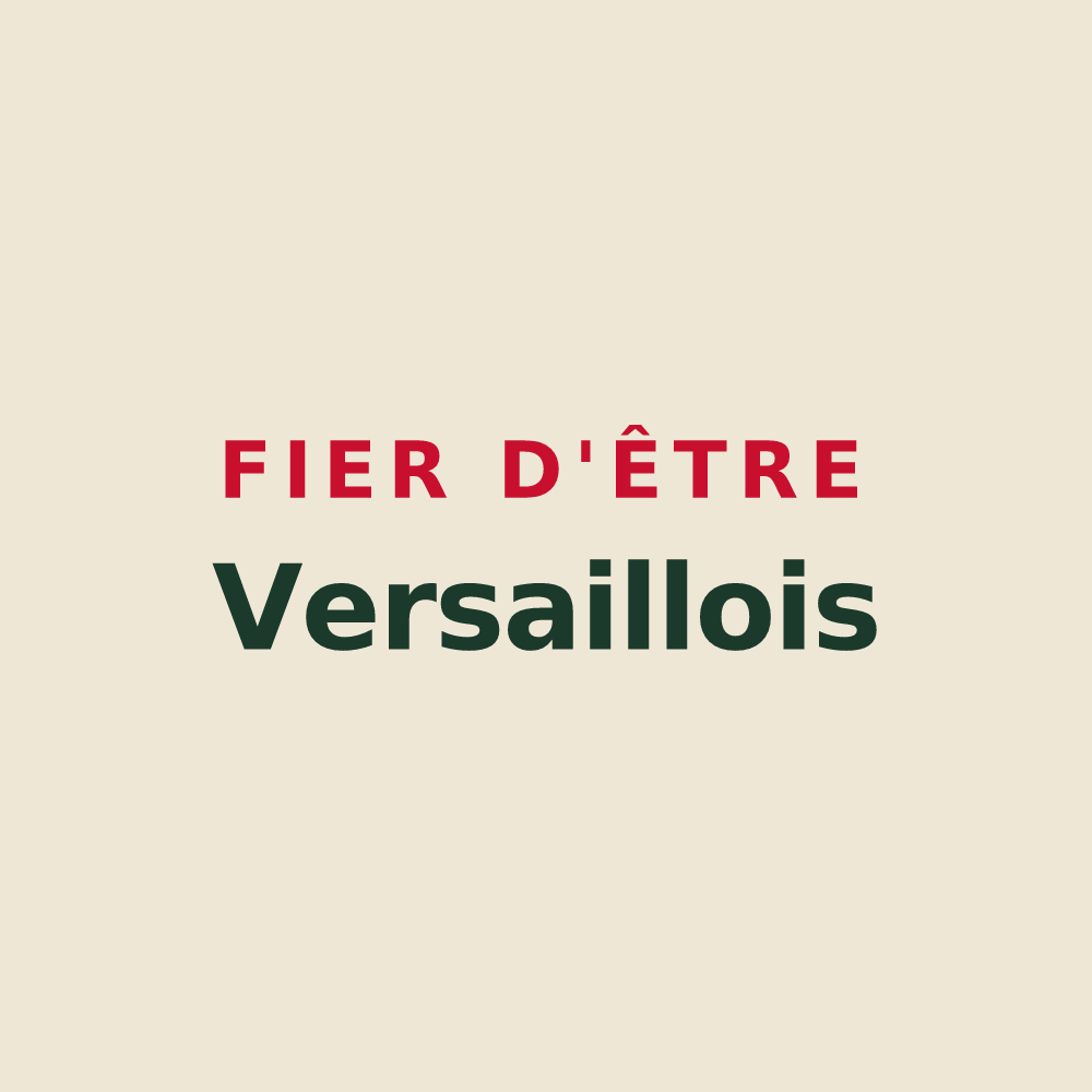 Tote bag « Fier d'être Versaillois » — design pour Versailleux
