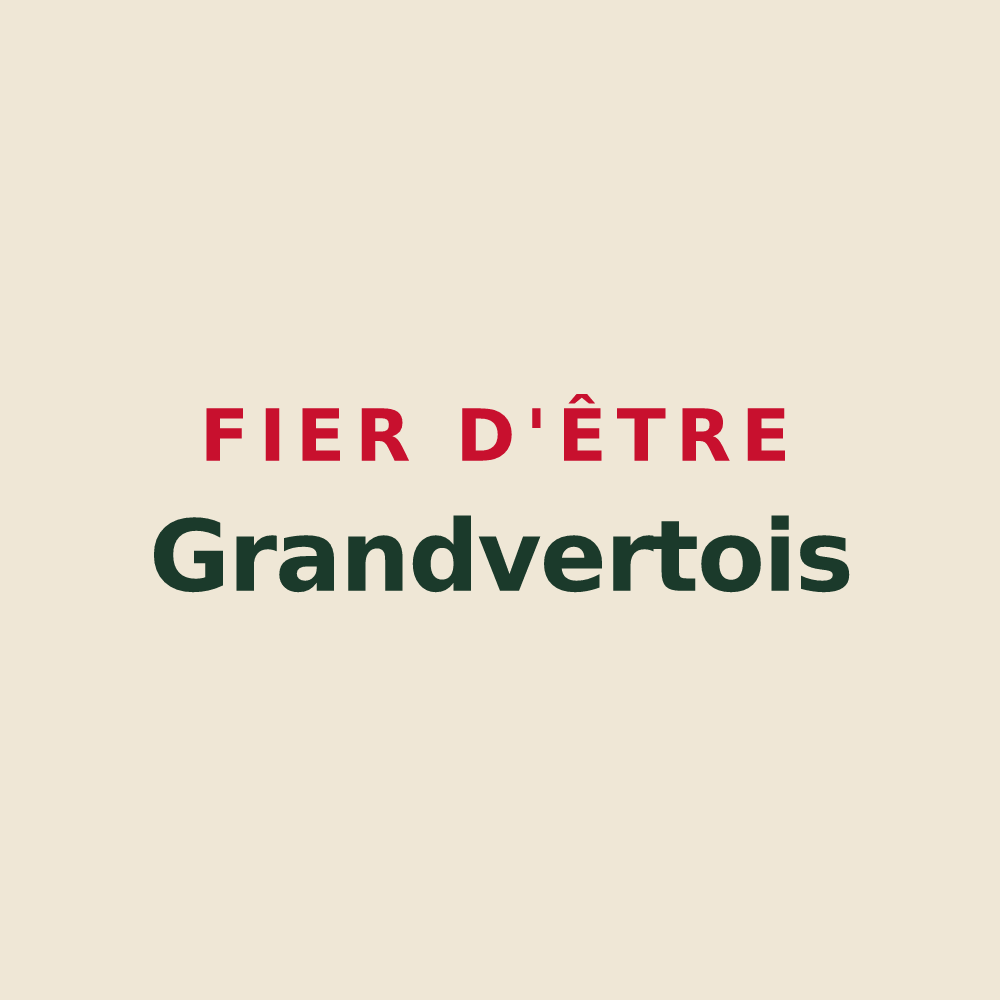 Tote bag « Fier d'être Grandvertois » — design pour Vert-le-Grand