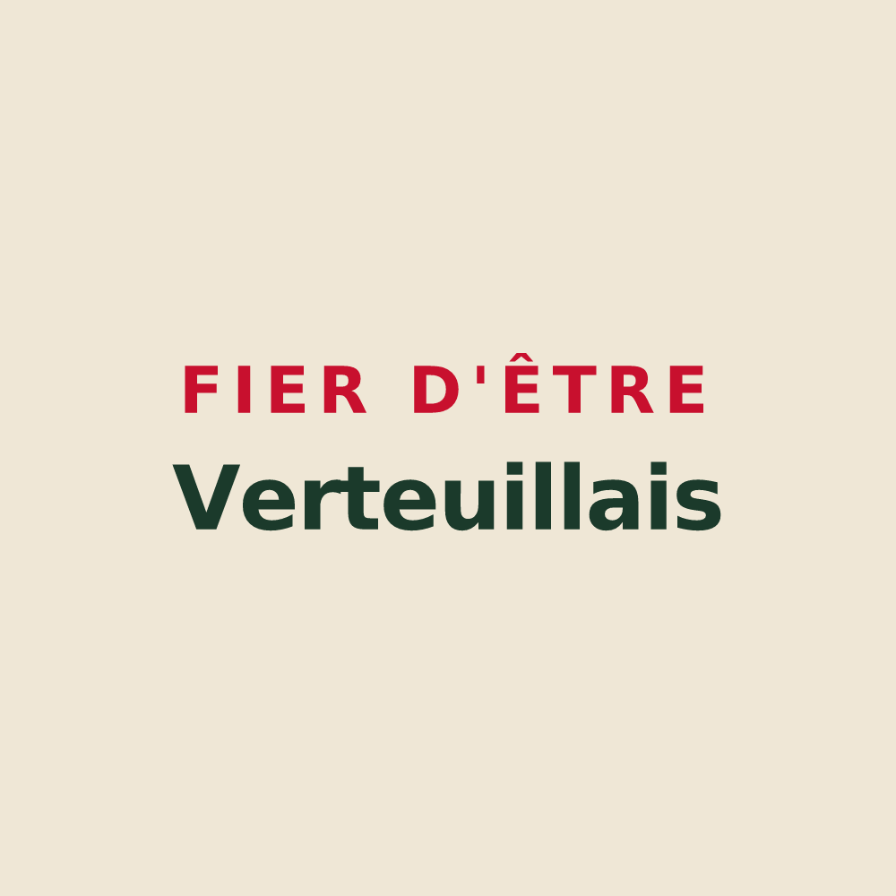 Tote bag « Fier d'être Verteuillais » — design pour Verteuil-sur-Charente