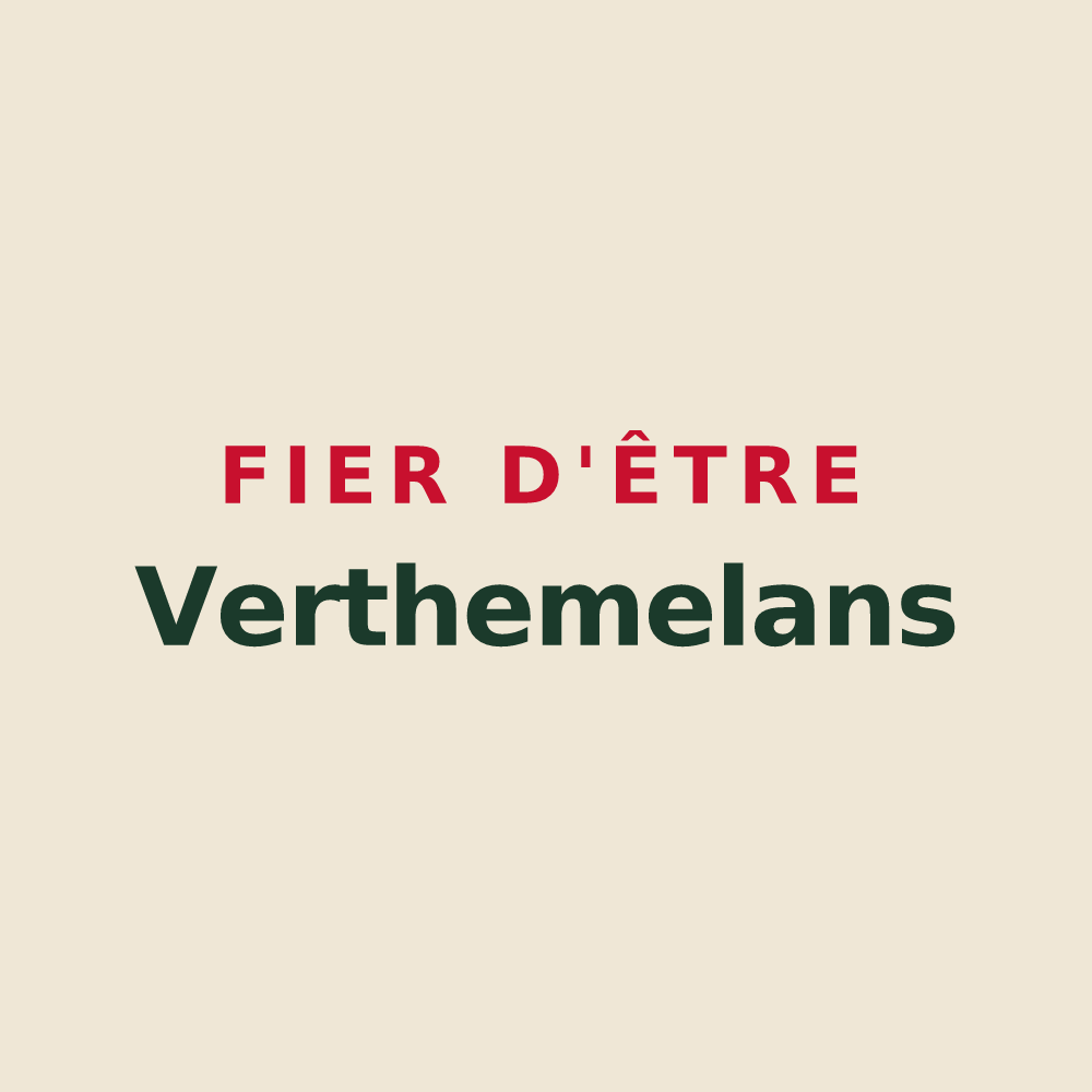 Tote bag « Fier d'être Verthemelans » — design pour Verthemex