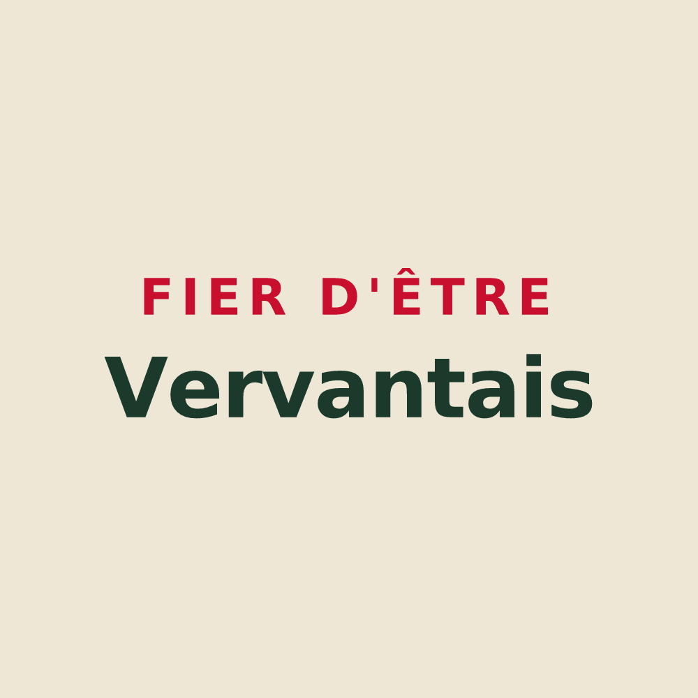 Tote bag « Fier d'être Vervantais » — design pour Vervant