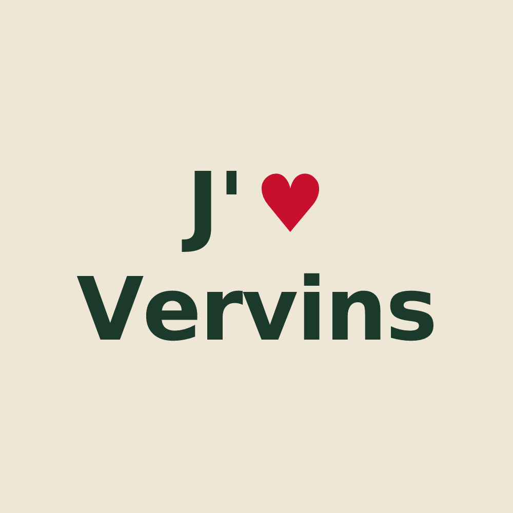 Tote bag personnalisé Vervins — design J'aime Vervins