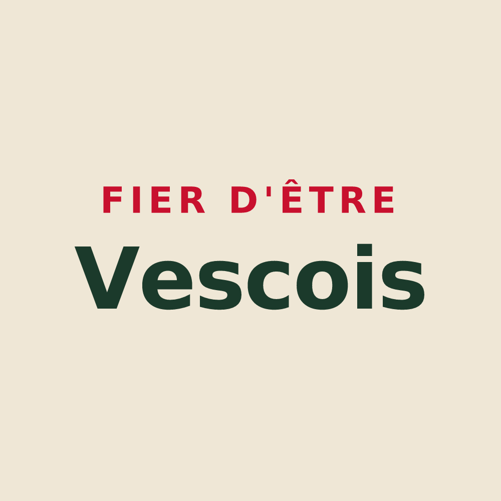 Tote bag « Fier d'être Vescois » — design pour Vesc