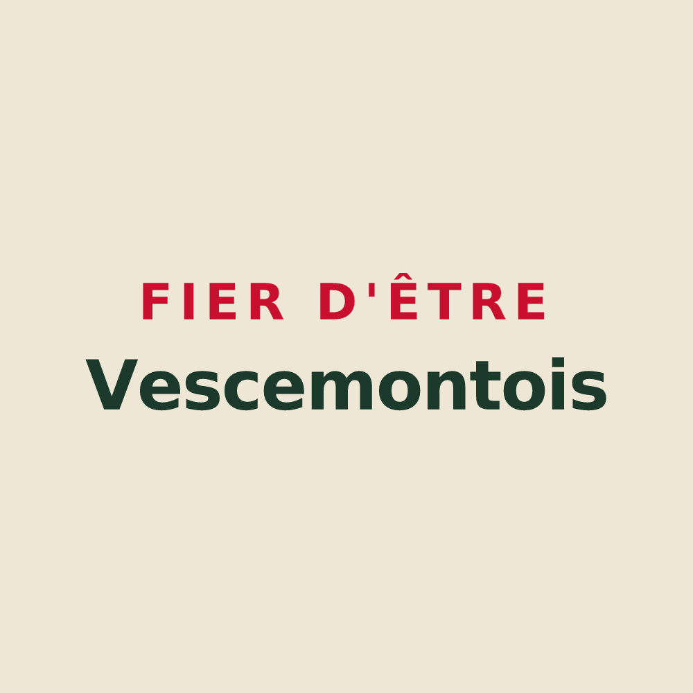 Tote bag « Fier d'être Vescemontois » — design pour Vescemont