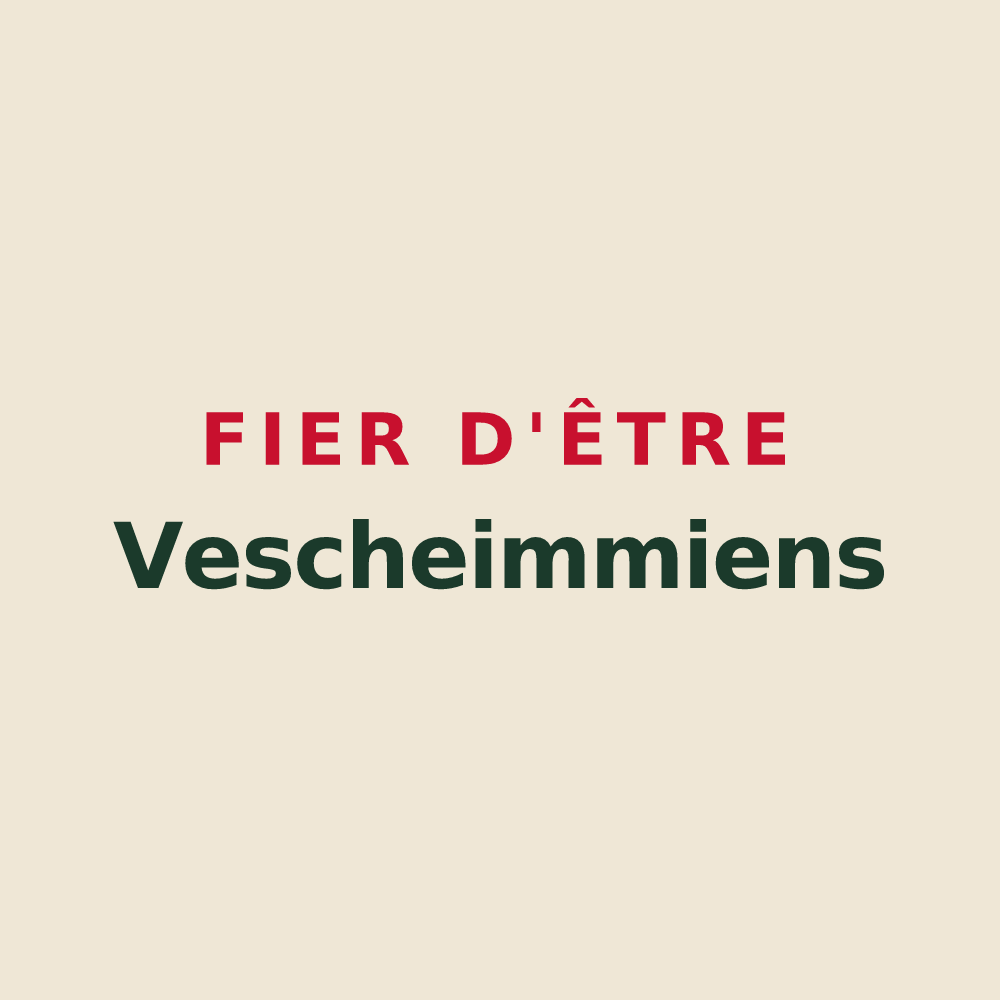 Tote bag « Fier d'être Vescheimmiens » — design pour Vescheim