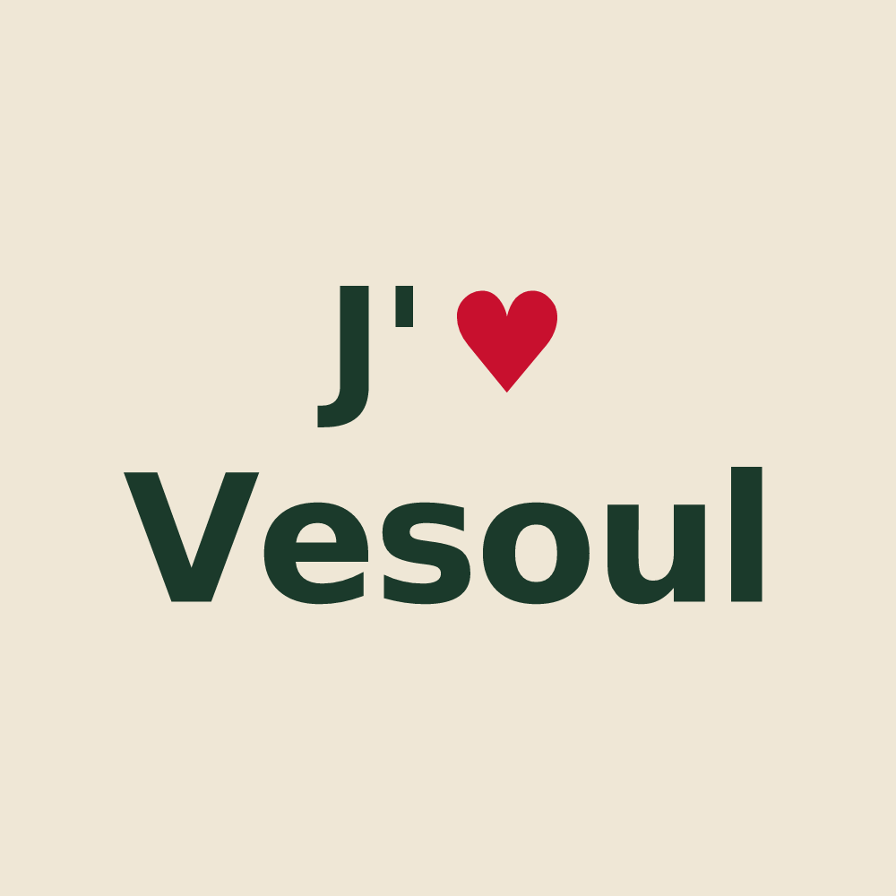 Tote bag personnalisé Vesoul — design J'aime Vesoul
