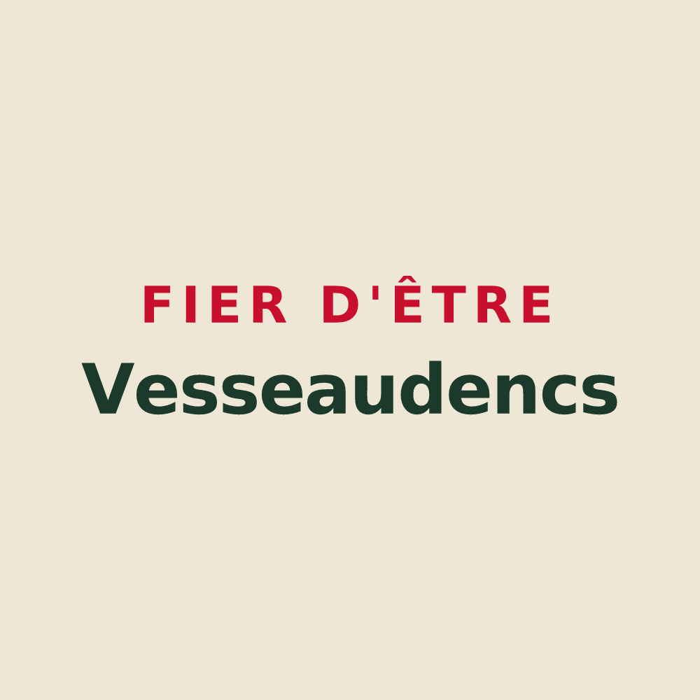 Tote bag « Fier d'être Vesseaudencs » — design pour Vesseaux