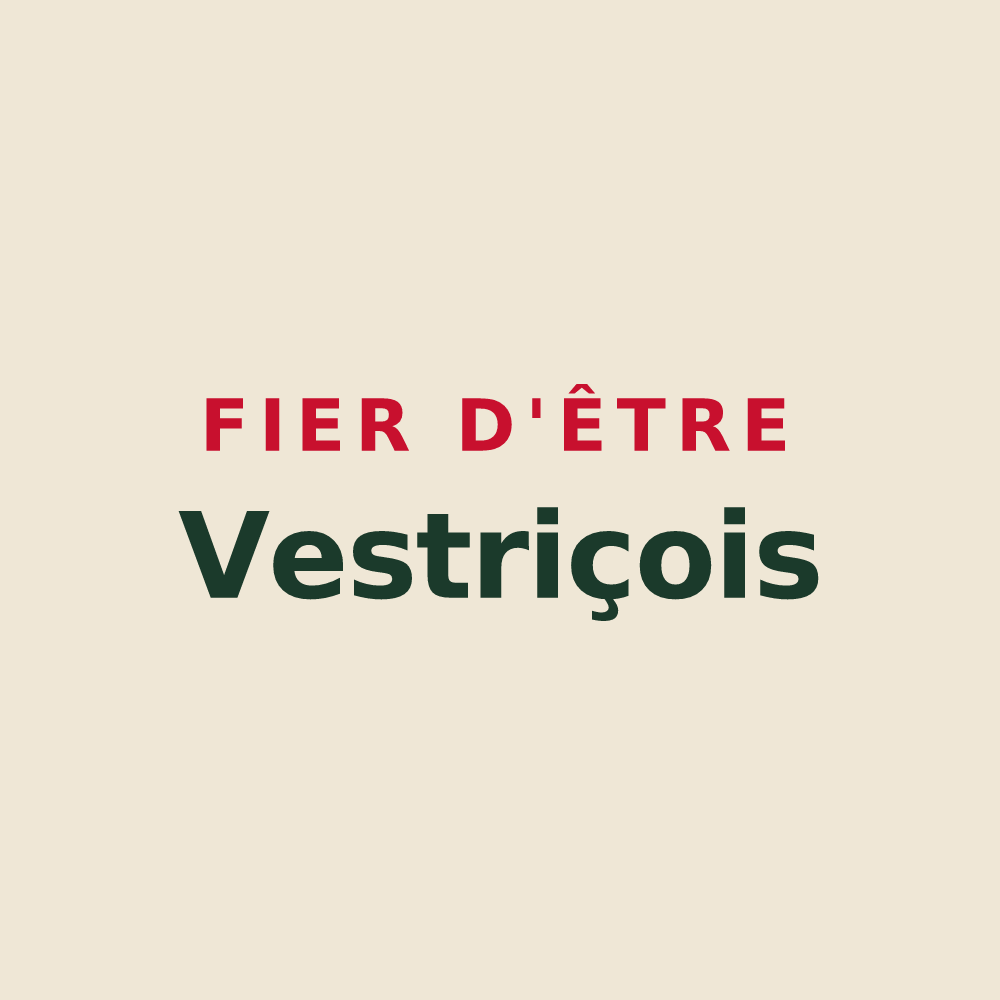 Tote bag « Fier d'être Vestriçois » — design pour Vestric-et-Candiac