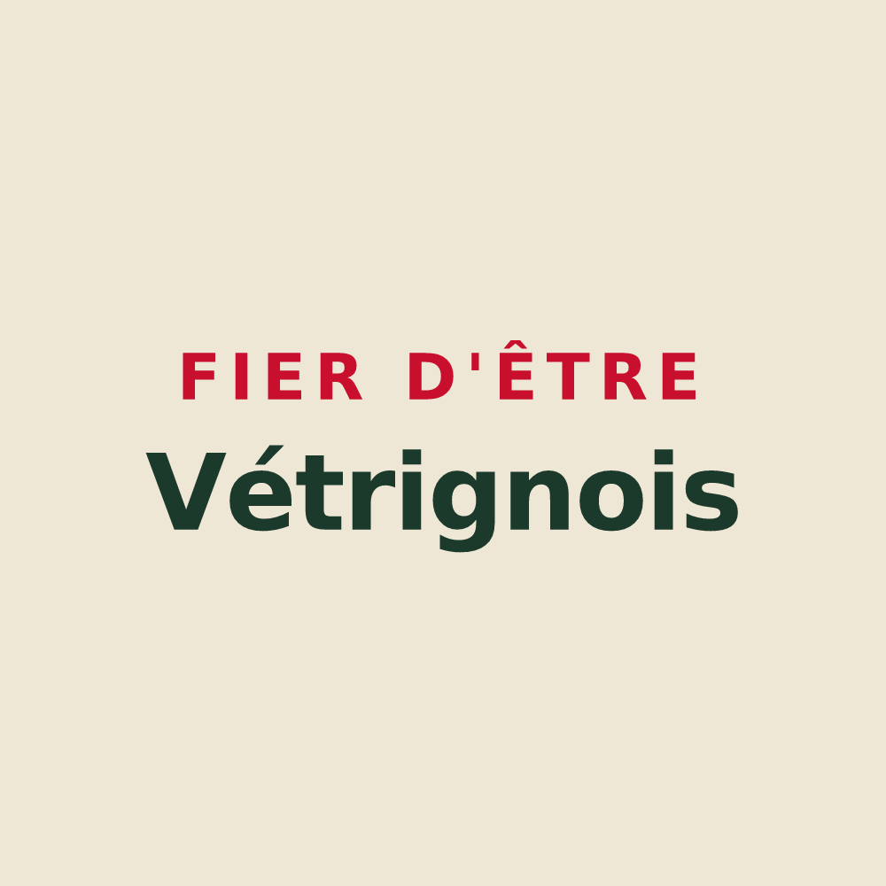 Tote bag « Fier d'être Vétrignois » — design pour Vétrigne