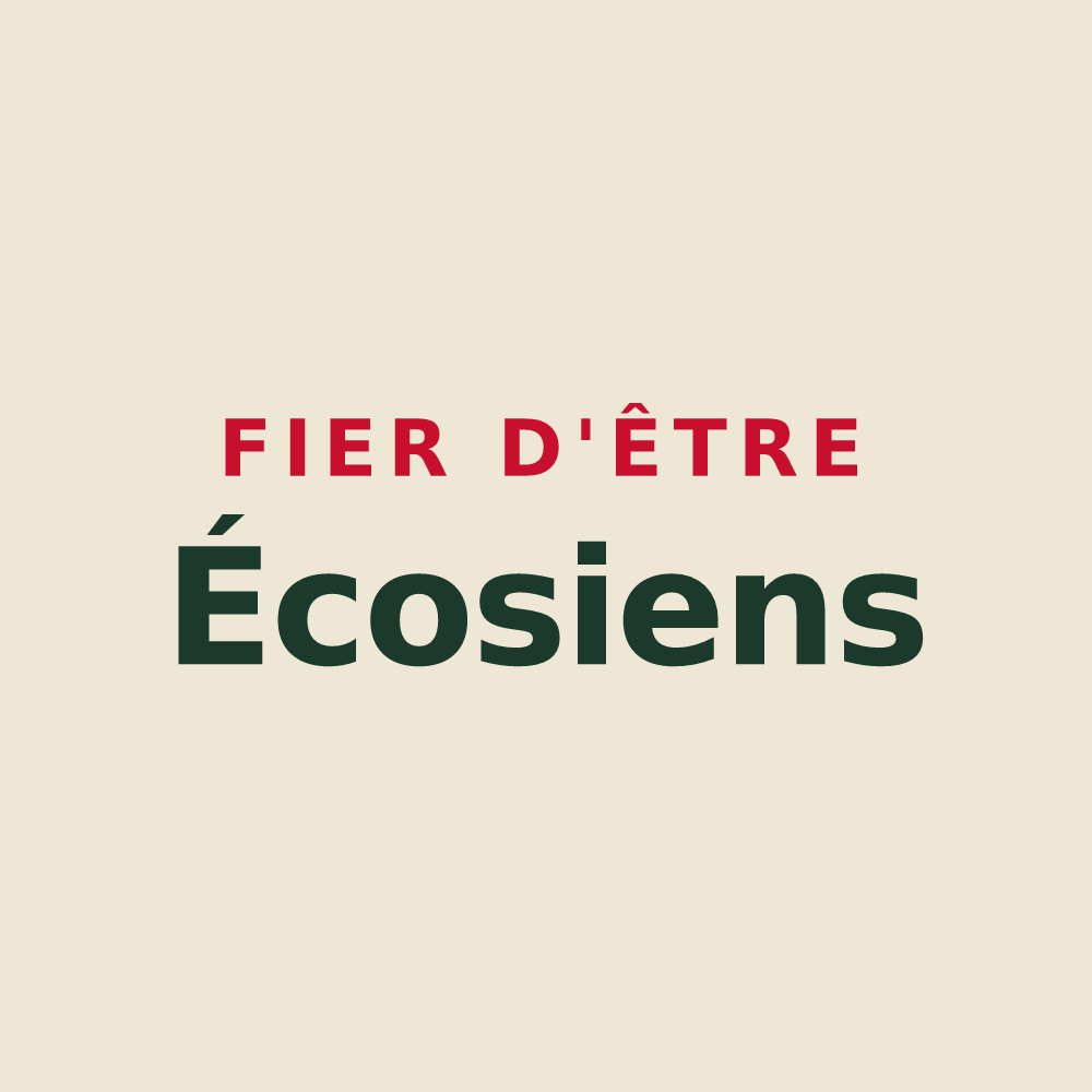 Tote bag « Fier d'être Écosiens » — design pour Vexin-sur-Epte