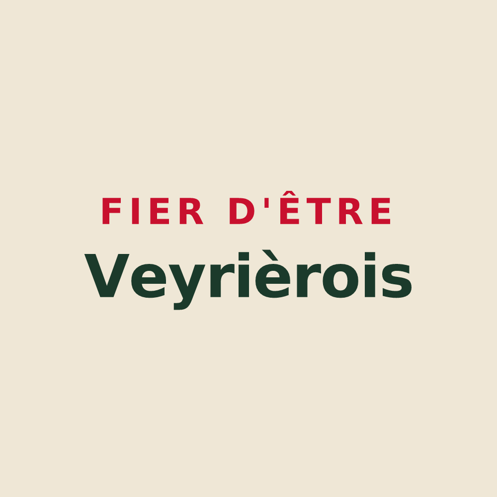 Tote bag « Fier d'être Veyrièrois » — design pour Veyrières