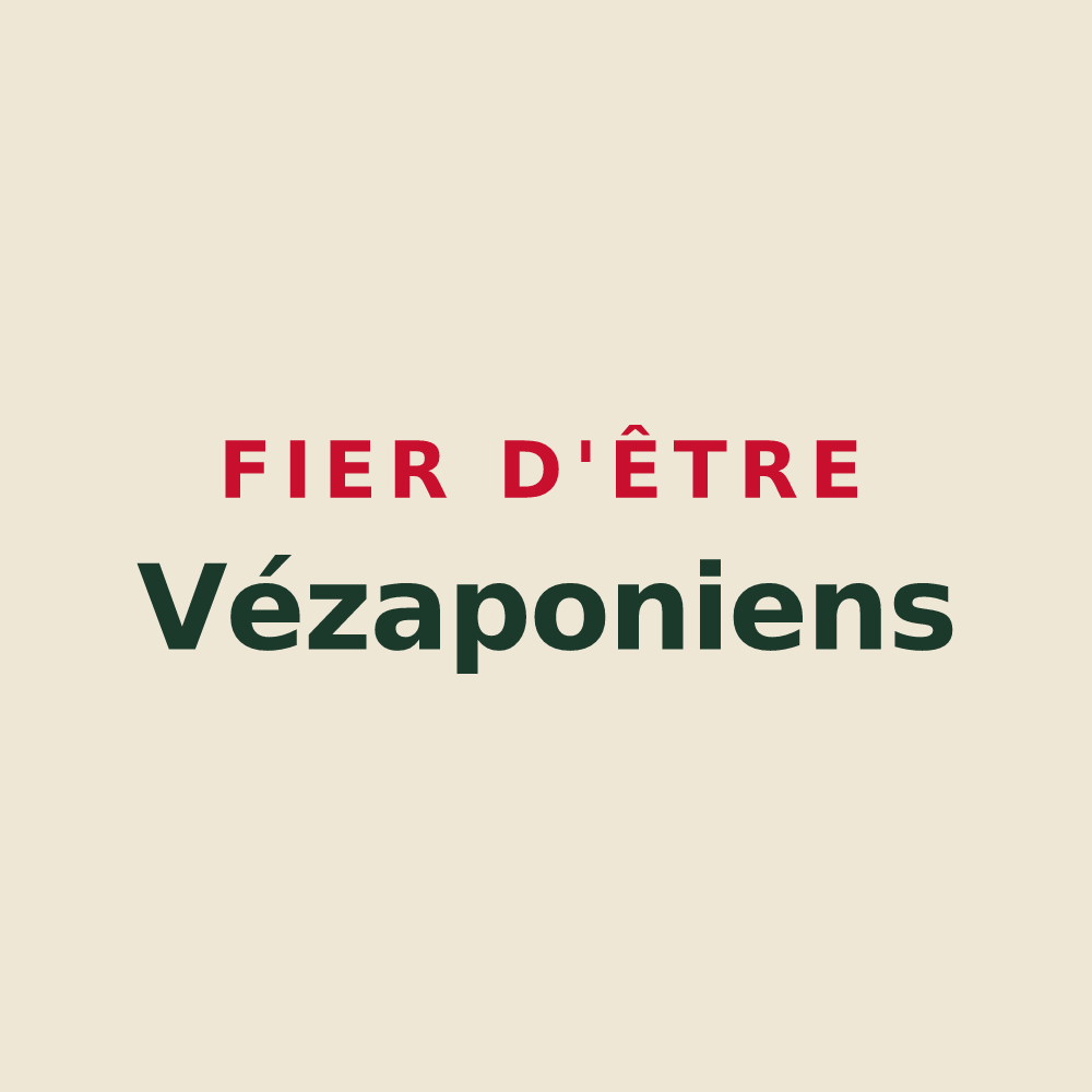 Tote bag « Fier d'être Vézaponiens » — design pour Vézaponin