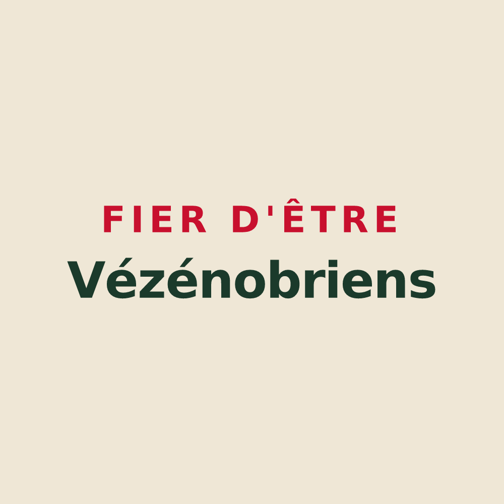 Tote bag « Fier d'être Vézénobriens » — design pour Vézénobres