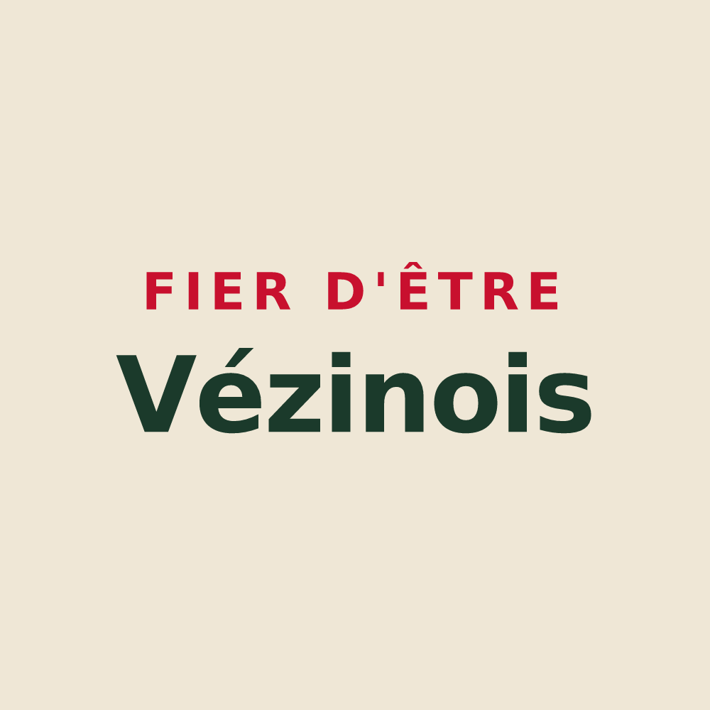 Tote bag « Fier d'être Vézinois » — design pour Vézins-de-Lévézou
