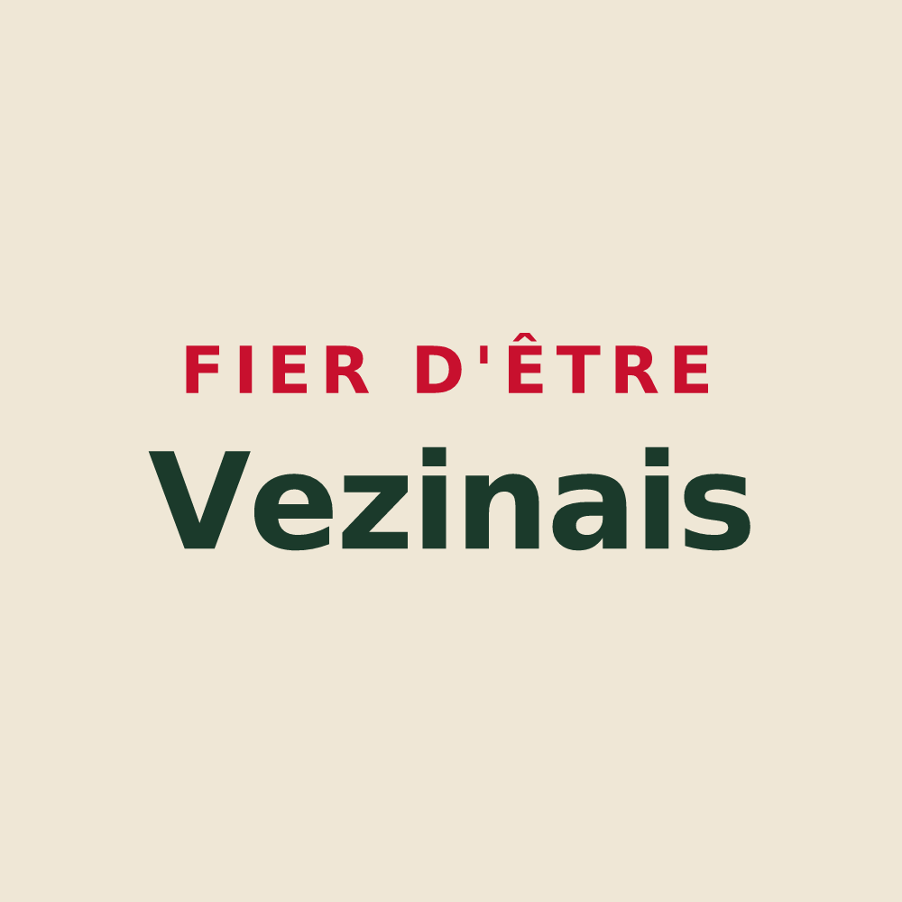 Tote bag « Fier d'être Vezinais » — design pour Vezins