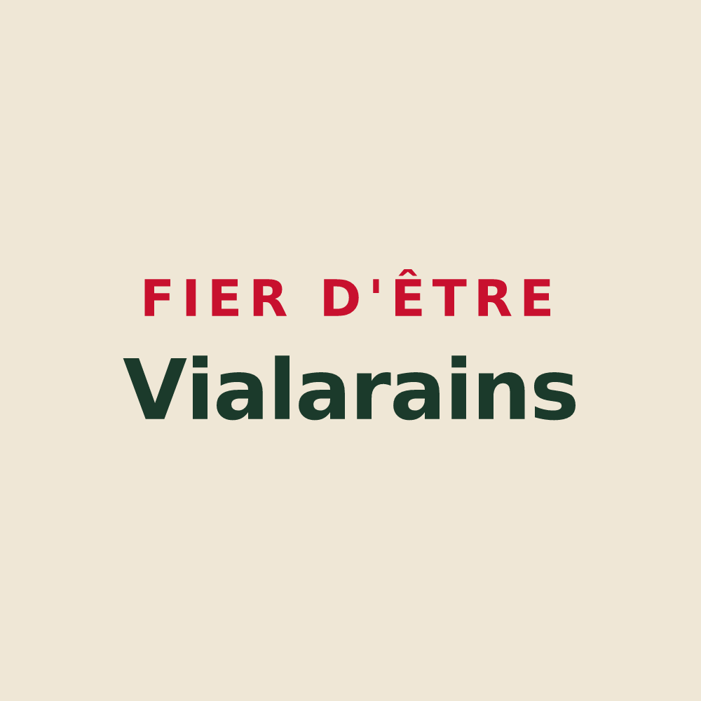 Tote bag « Fier d'être Vialarains » — design pour Viala-du-Tarn