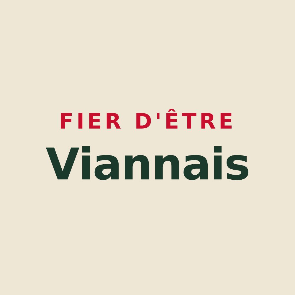 Tote bag « Fier d'être Viannais » — design pour Vianne
