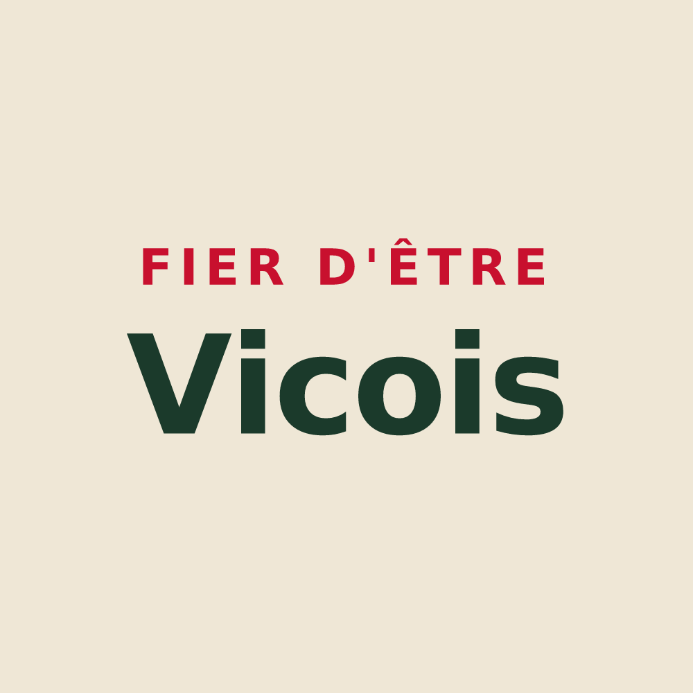 Tote bag « Fier d'être Vicois » — design pour Vic-sur-Cère