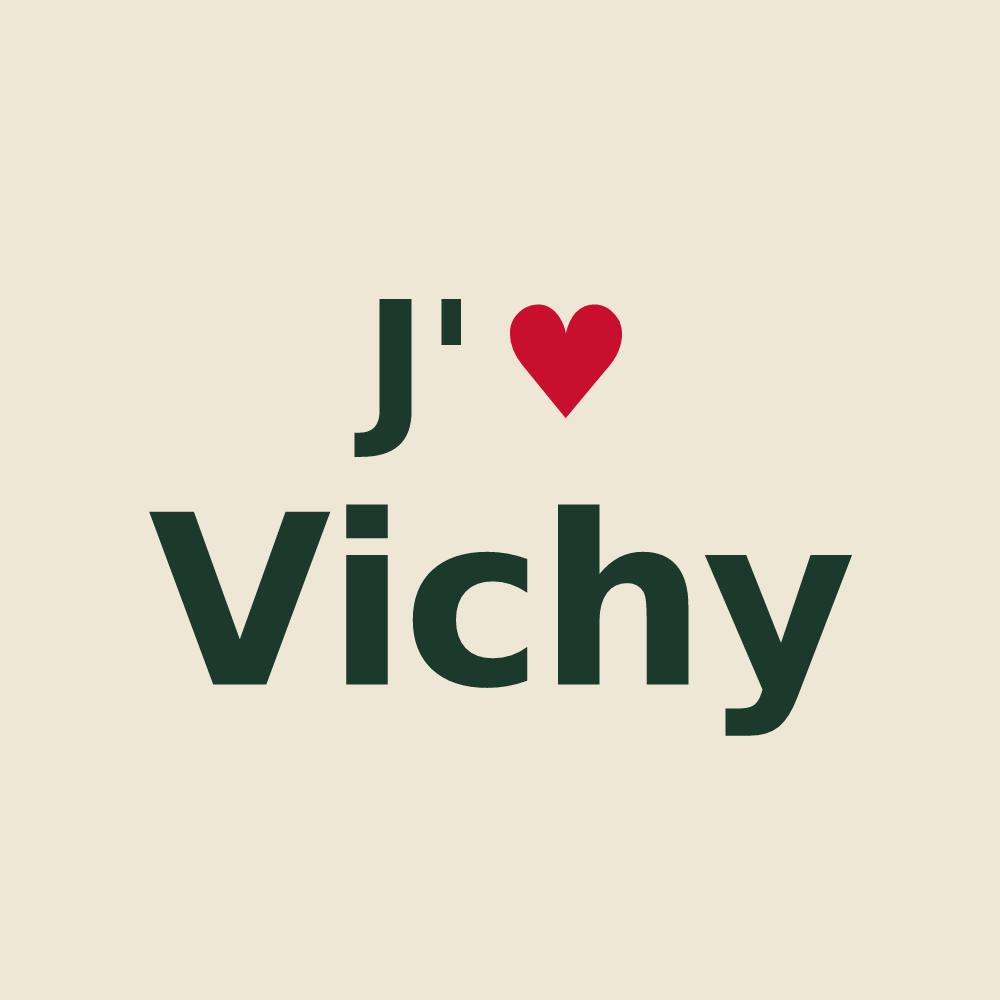 Tote bag personnalisé Vichy — design J'aime Vichy