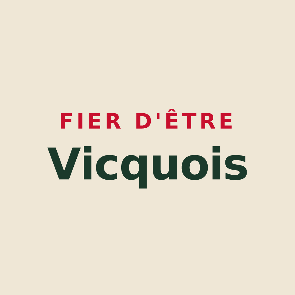 Tote bag « Fier d'être Vicquois » — design pour Vicq