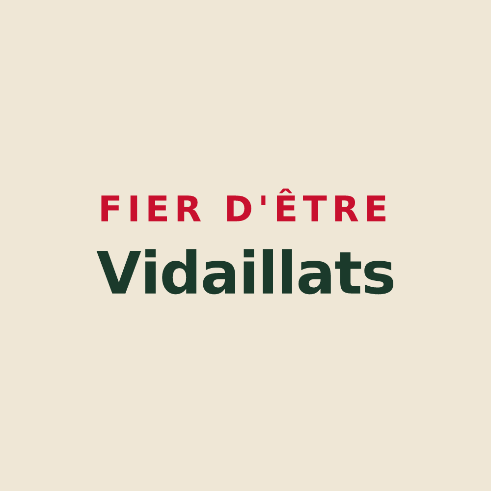 Tote bag « Fier d'être Vidaillats » — design pour Vidaillat