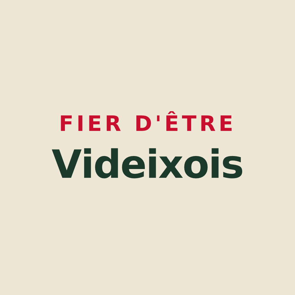 Tote bag « Fier d'être Videixois » — design pour Videix