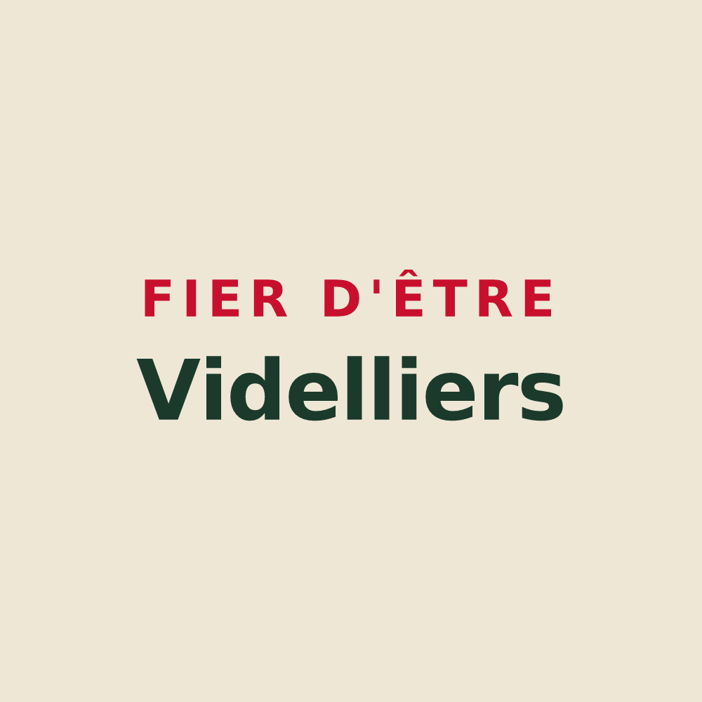 Tote bag « Fier d'être Videlliers » — design pour Videlles