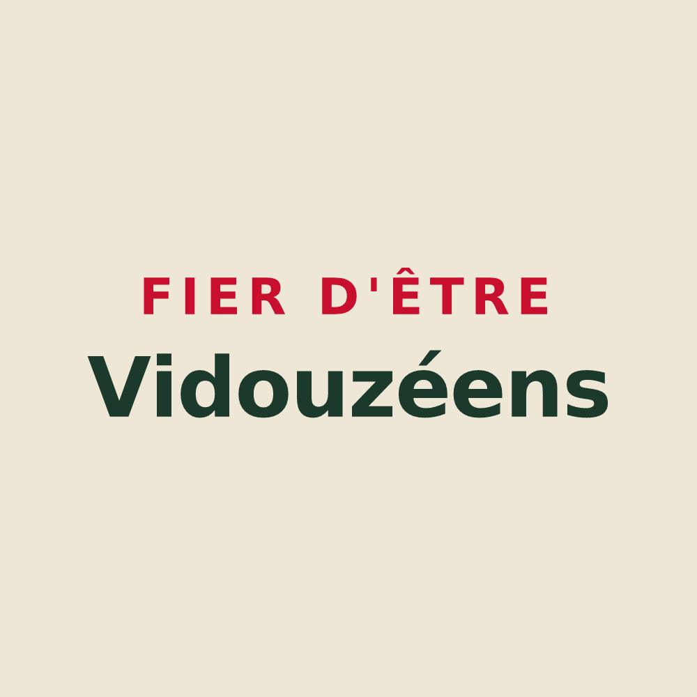 Tote bag « Fier d'être Vidouzéens » — design pour Vidouze