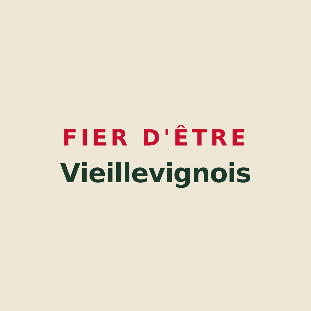 Tote bag « Fier d'être Vieillevignois » — design pour Vieillevigne