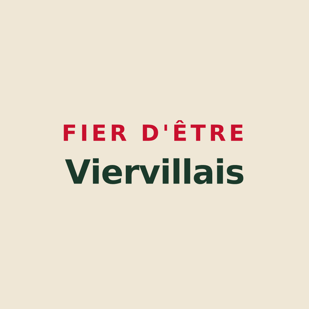 Tote bag « Fier d'être Viervillais » — design pour Vierville-sur-Mer