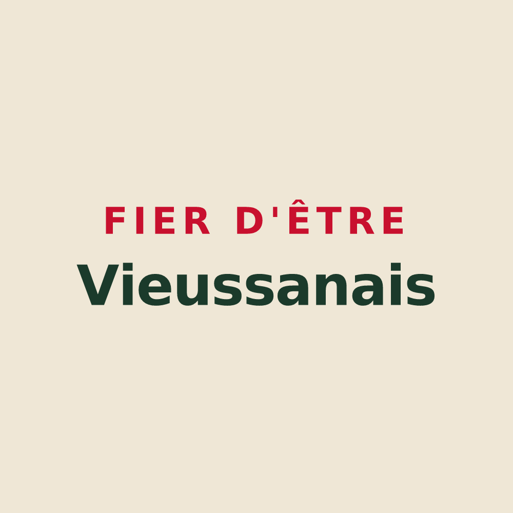 Tote bag « Fier d'être Vieussanais » — design pour Vieussan