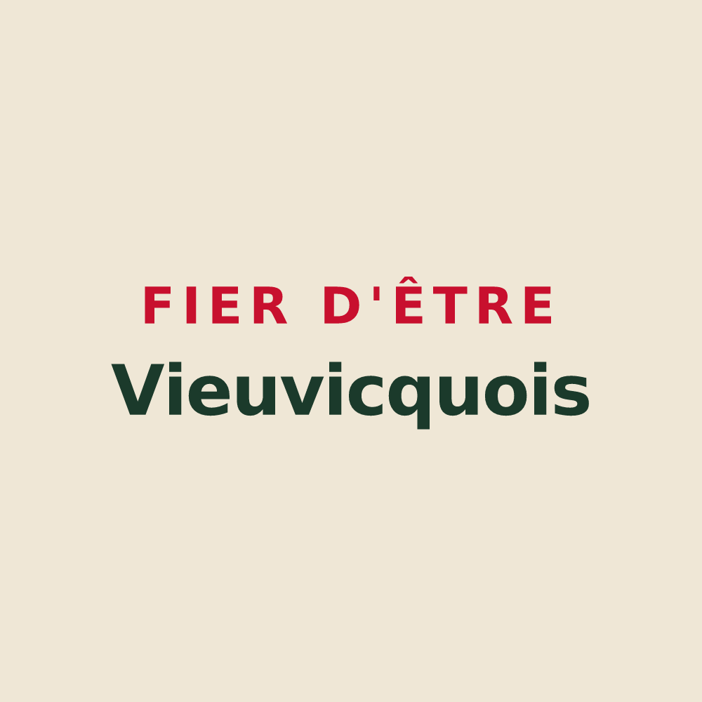 Tote bag « Fier d'être Vieuvicquois » — design pour Vieuvicq