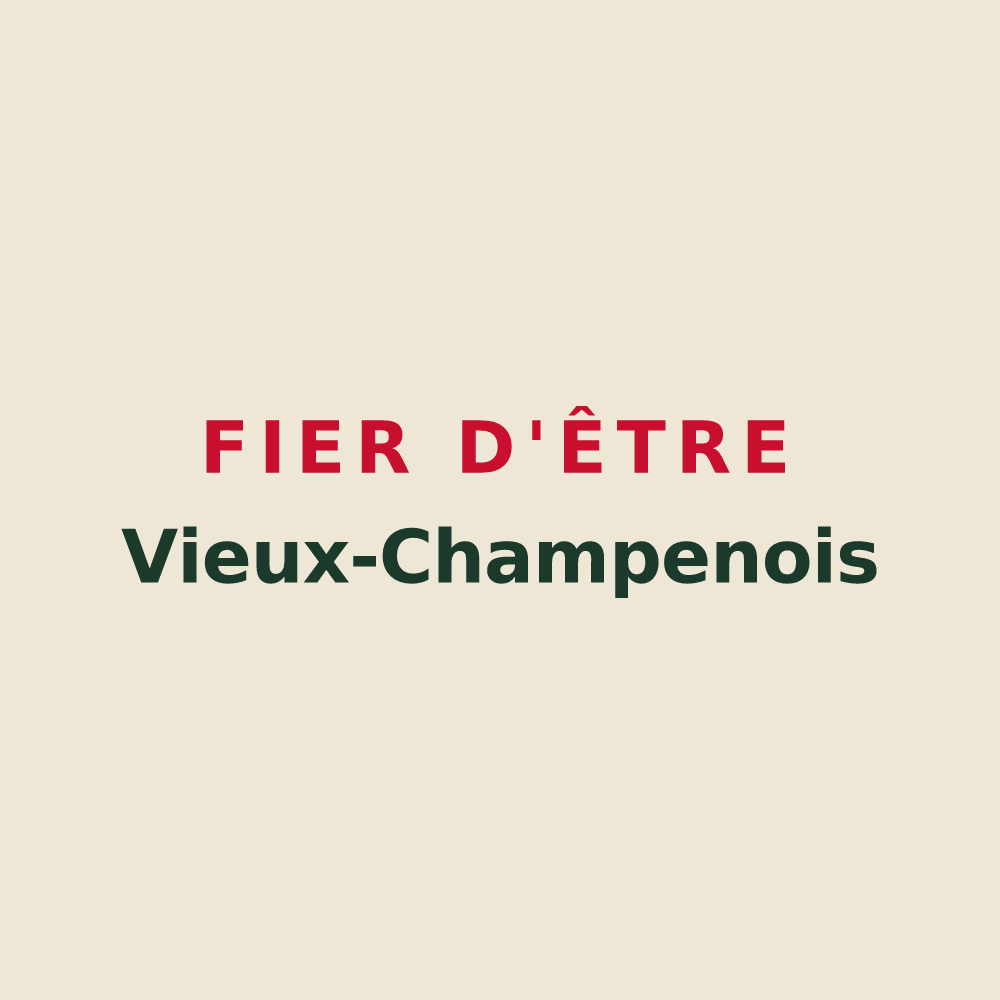 Tote bag « Fier d'être Vieux-Champenois » — design pour Vieux-Champagne