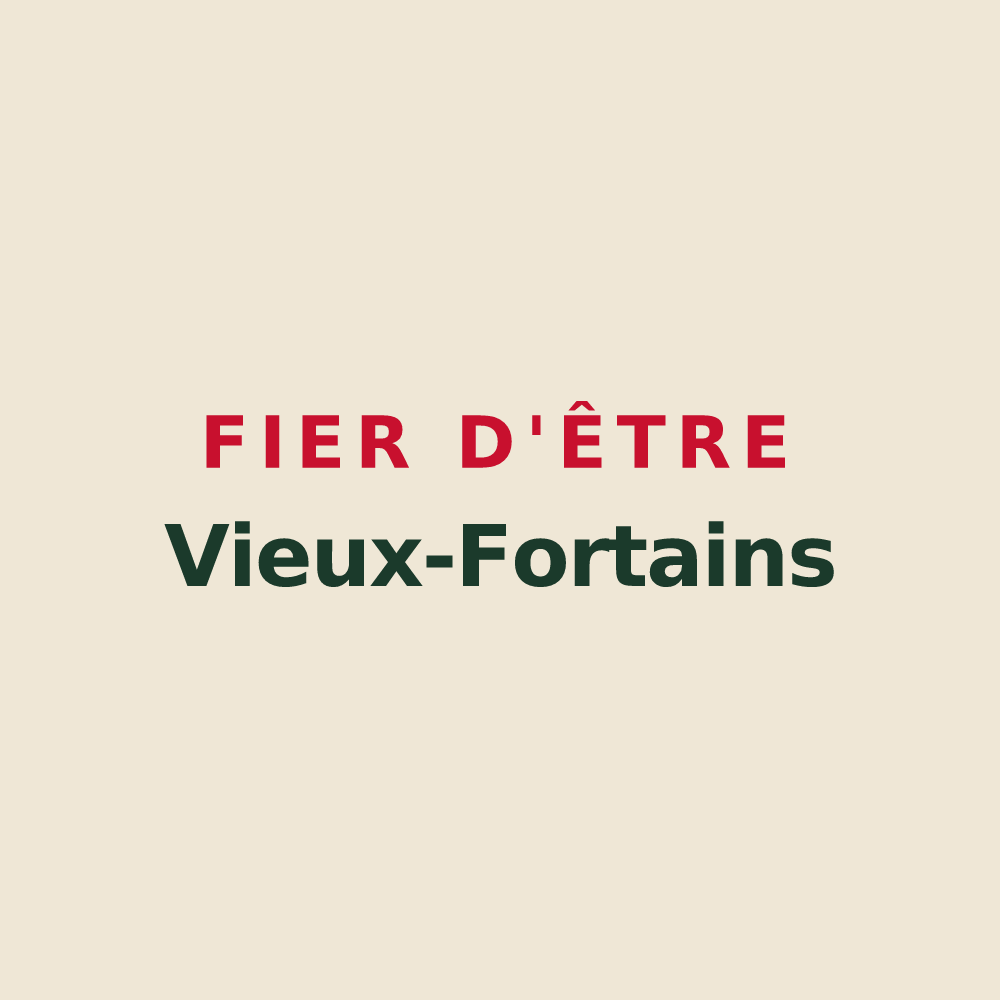 Tote bag « Fier d'être Vieux-Fortains » — design pour Vieux-Fort