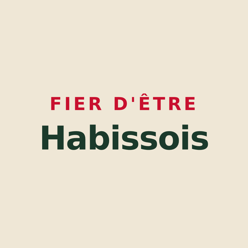 Tote bag « Fier d'être Habissois » — design pour Vieux-Habitants