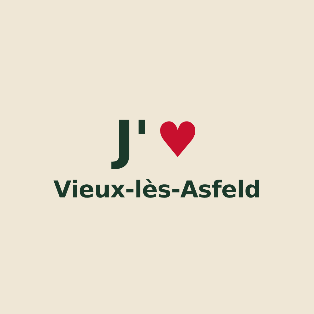 Tote bag personnalisé Vieux-lès-Asfeld — design J'aime Vieux-lès-Asfeld